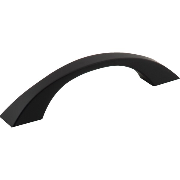 Jeffrey Alexander 96 mm Center-to-Center Matte Black Flared Philip Cabinet Pull 767-96MB - main